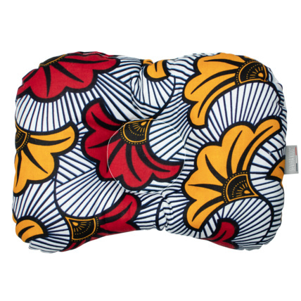 Avis Coussin cale-tête ergonomique en wax Fleurs de mariage Sevira Kids 1