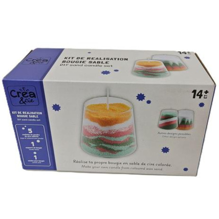 Avis Kit de réalisation bougie sable CRÉA & CIE 1
