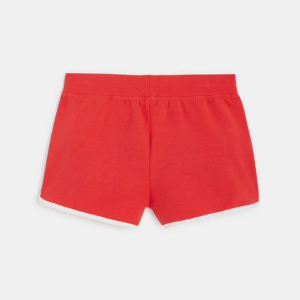 Avis Short uni en jersey rouge fille OKAIDI 4