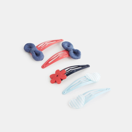 Avis Barrettes fantaisie (lot de 5) bleu fille OKAIDI 1