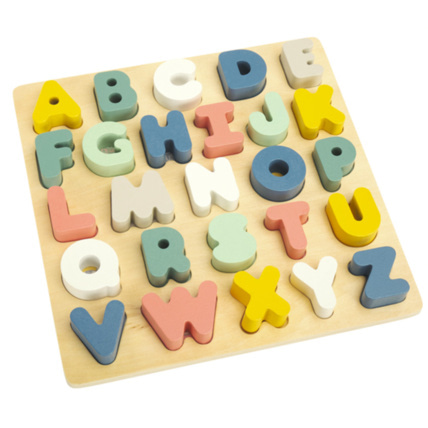 Avis Puzzle alphabet en bois pour apprendre l'anglais Prémaman 1