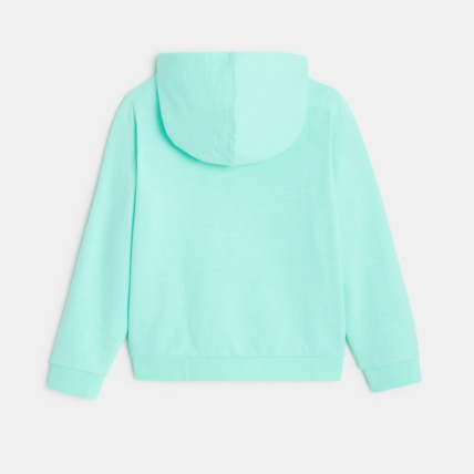 Avis Sweat-shirt à capuche uni "enjoy summer" bleu fille OKAIDI 3