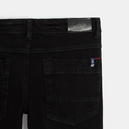 Avis Jean slim bi-stretch noir garçon OKAIDI 4