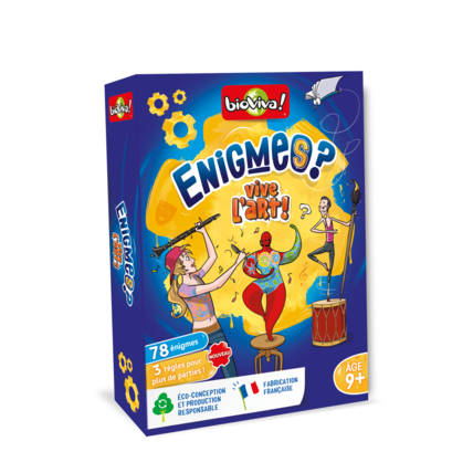 Avis Jeu éducatif Enigmes - Vive l'Art ! BIOVIVA 1