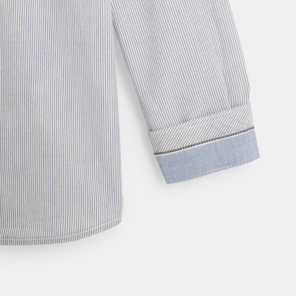 Avis Chemise à rayures bleue garçon OKAIDI 4