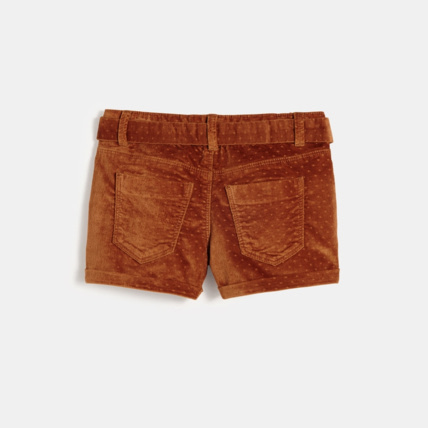 Avis Short en velours marron fille OKAIDI 3