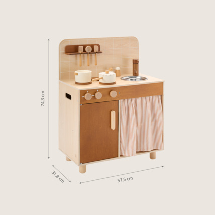 Avis Cuisine En Bois Enfant Noyer Petite Amélie 4