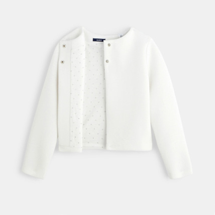 Avis Veste en molleton blanc fille OKAIDI 3