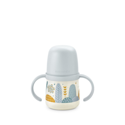 Avis Biberon First avec anses et bec silicone +6M 150 ml Suavinex 1