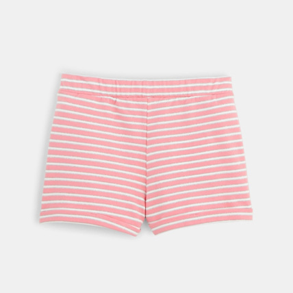 Avis Short en molleton imprimé rose fille OKAIDI 2