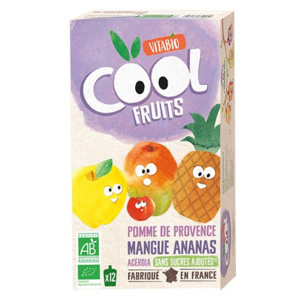 Avis Cool Fruits - Pomme de Provence Mangue Ananas Acérola Babybio 1