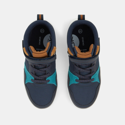Avis Basket montante lacet et scratch bleues garçon OKAIDI 2