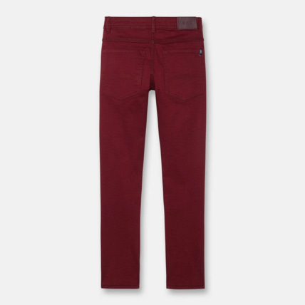 Avis Pantalon skinny hyper stretch rouge garçon OKAIDI 2