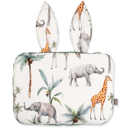 Avis Oreiller plat coussin lapin, réversible, Safari Sevira Kids 1