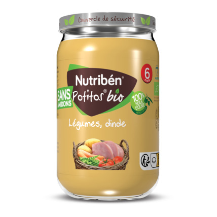 Avis Potito Bio Légumes Dinde Nutribén ® 1