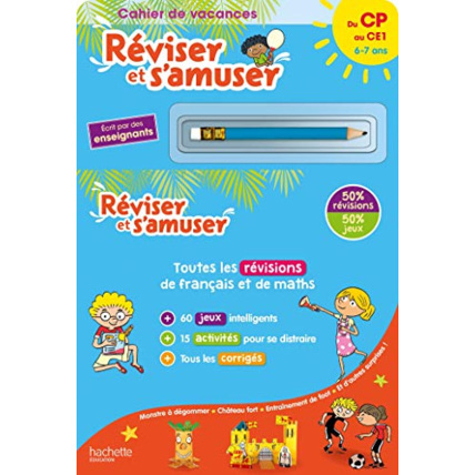 Avis Réviser et s'amuser - Du CP au CE1 (6-7 ans) - Cahier de vacances 2023 Hachette Éducation 1