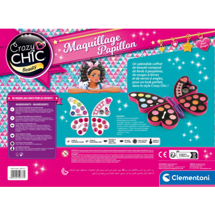 Avis Ma palette de maquillage papillon Clementoni 2