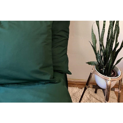 Avis Housse de couette en satin de coton - Vert Émeraude Mon Lit Cabane 5