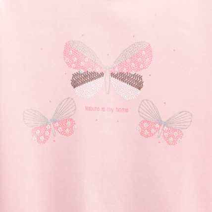 Avis T-shirt à sequins rose fille OKAIDI 3