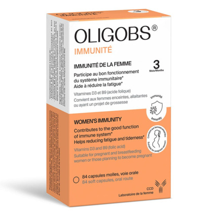 Avis Oligobs Immunité de la Femme Vitamines D3+B9 CCD Laboratoire de la femme 1