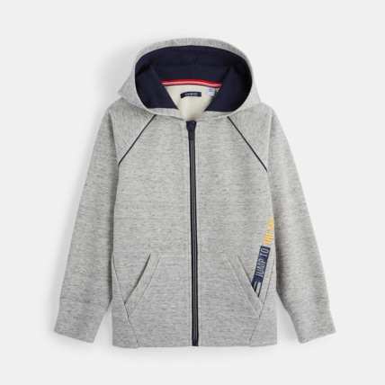 Avis Sweat-shirt à capuche gris garçon OKAIDI 1