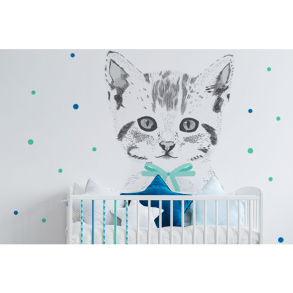 Avis Stickers chat avec noeud Mon Lit Cabane 1