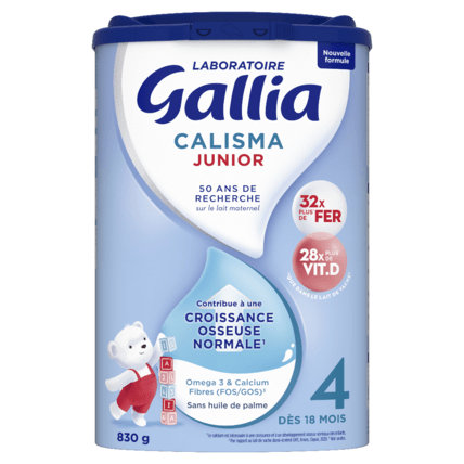 Avis Lait Calisma Junior 4 Laboratoire Gallia 1