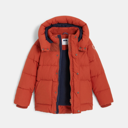 Manteau D'hiver Enfant Garçon/fille - Doudoune Courte à Capuche, Coupe-vent, Chaud Et Décontracté