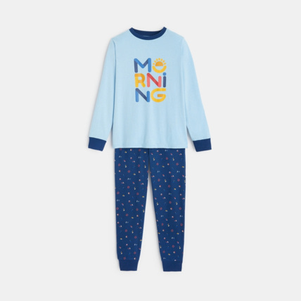 Avis Pyjama 2 pièces en jersey bleu garçon OKAIDI 2