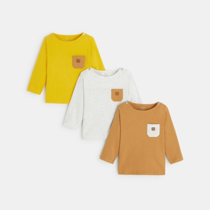 Avis T-shirt maille uni (lot de 3) OBAÏBI 1