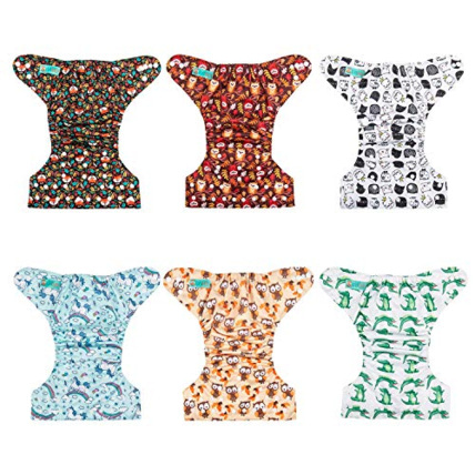 Avis Lot de 6 couches lavables ALVABABY 3