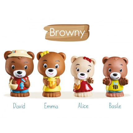 Avis 4 personnages famille BROWNY - Klorofil VULLI 1