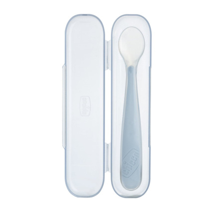 Avis Cuillère En Silicone Avec Étui 6m+ Chicco 1