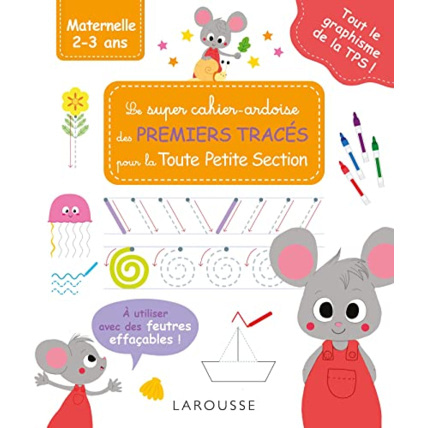 Avis Mon super cahier ardoise TPS Premiers tracés LAROUSSE 1