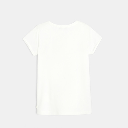Avis T-shirt croissant de lune blanc fille OKAIDI 3