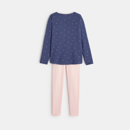 Avis Pyjama 2 pièces en jersey motif mouton bleu fille OKAIDI 3