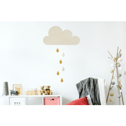 Avis Stickers nuage doré et pluie Mon Lit Cabane 2