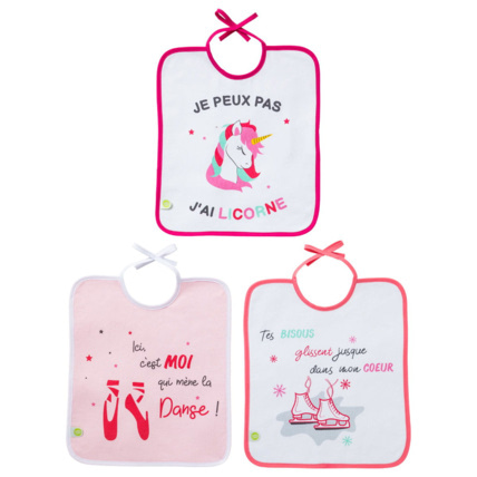 Avis Lot de 3 bavoirs Babycalin 1