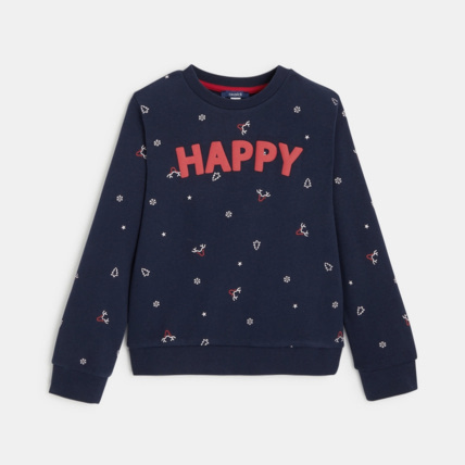 Avis Sweat-shirt imprimé bleu garçon OKAIDI 1