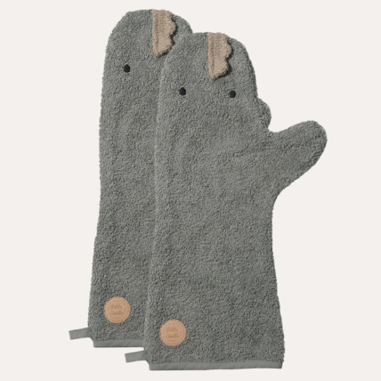 Avis Lot de 2 gants de toilette Dino Petite Amélie 1