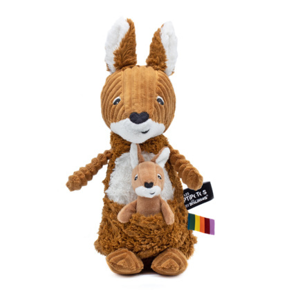 Avis Peluche Allezou le kangourou maman & bébé Les Ptipotos LES DEGLINGOS 1