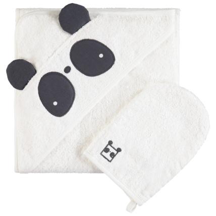 Avis Cape de bain et gant de toilette Ethnic animals Prémaman 1