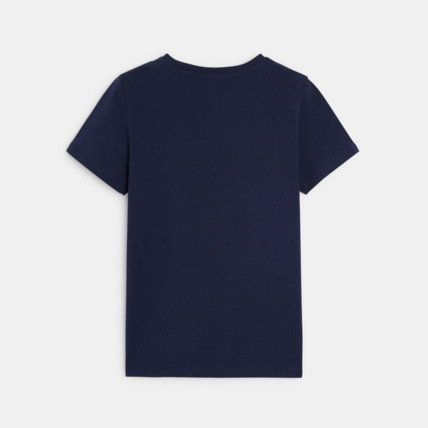 Avis T-shirt basique manches courtes bleu garçon OKAIDI 2