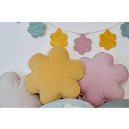 Avis Coussin fleur en velours Mon Lit Cabane 3