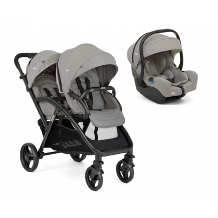 Avis Poussette duo evalite double + siège auto i-gemm 3  Joie 1