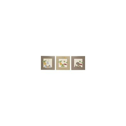 Avis CADRE DECORATION 3 PIECES EMMA, PACO ET ALDO NOUKIE'S 1