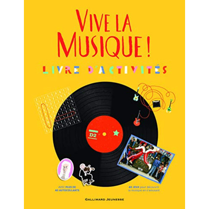Avis Livre Vive La Musique !: Livre D'Activités GALLIMARD JEUNESSE 1