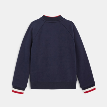 Avis Sweat-shirt teddy zippé bleu garçon OKAIDI 4