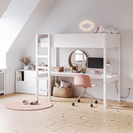 Avis Lit mezzanine avec bureau Sommet Petite Amélie 3