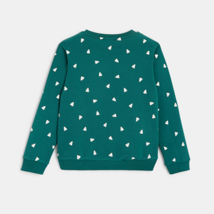 Avis Sweat molleton Just Happy vert fille OKAIDI 4